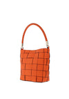 Guess Maylee Woven Bucket Bag, Orange