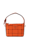 Guess Maylee Mini Woven Crossbody Bag, Orange