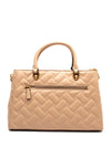 Guess Gracelynn Quilted Satchel Bag, Beige
