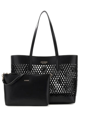 Guess Letty 2 in 1 Large Tote Bag, Black