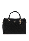 Guess Adelasia Medium Satchel Grab Bag, Black