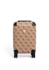 Guess Berta Travel 18” 8 Wheel Spinner Suitcase, Latte Logo