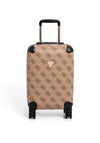 Guess Berta Travel 18” 8 Wheel Spinner Suitcase, Latte Logo