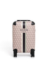 Guess Wilder Travel G Cube 18” Spinner Suitcase, Espresso Logo