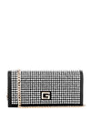 Guess Gilded Glamour Rhinestone Clutch Bag, Black
