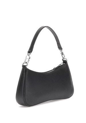 Guess Liona Saffiano Mini Shoulder Bag, Black