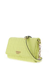 Guess Assia Mini Quilted Crossbody Bag, Chartreuse