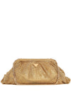Guess Zalina Mesh Rhinestone Clutch, Gold