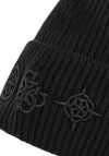 Guess Cresidia Knitted Beanie, Black