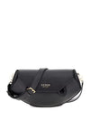 Guess Amorette Grain Faux Leather Crossbody Bag, Black