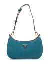 Guess Meridian Mini Top Zip Shoulder Bag, Teal