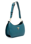 Guess Meridian Mini Top Zip Shoulder Bag, Teal