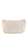 Guess Gilded Glamour Rhinestone Shoulder Bag, Pale Gold