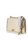 Guess Abey Quilted Crossbody Bag, Gold