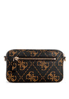 Guess Rea Logo Crossbody Bag, Brown