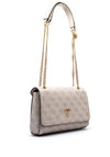 Guess Noelle 4G Logo Crossbody Bag, Dove Logo