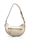 Guess Nastra Zipped Shoulder Bag, Off White