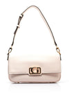 Guess Circe Flap Over Shoulder Bag, Cream