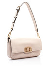 Guess Circe Flap Over Shoulder Bag, Cream