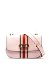 Guess Nelka Front Stripe Mini Crossbody Bag, Pale Pink