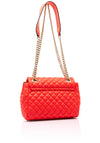 Guess Eco Rainee Quilted Crossbody Bag, Coral