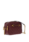 Guess Aveta Small Gloss Logo Shoulder Bag, Merlot