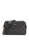 Guess Caddie Logo Patent Crossbody Bag, Black