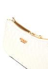 Guess Betula Patent Quilted Shoulder Bag, White
