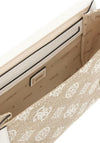 Guess Loralee 4G Peony Crossbody Bag, White Multi