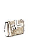 Guess Loralee 4G Peony Crossbody Bag, White Multi