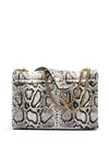 Guess Deesa Faux Snake Print Medium Crossbody Bag, Natural