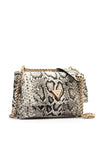 Guess Deesa Mini Faux Snake Print Crossbody Bag, Natural