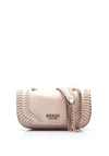 Guess Tatum Threaded Mini Crossbody Bag, Cream