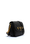 Guess Izzy Peony Debossed Logo Crossbody Bag, Black