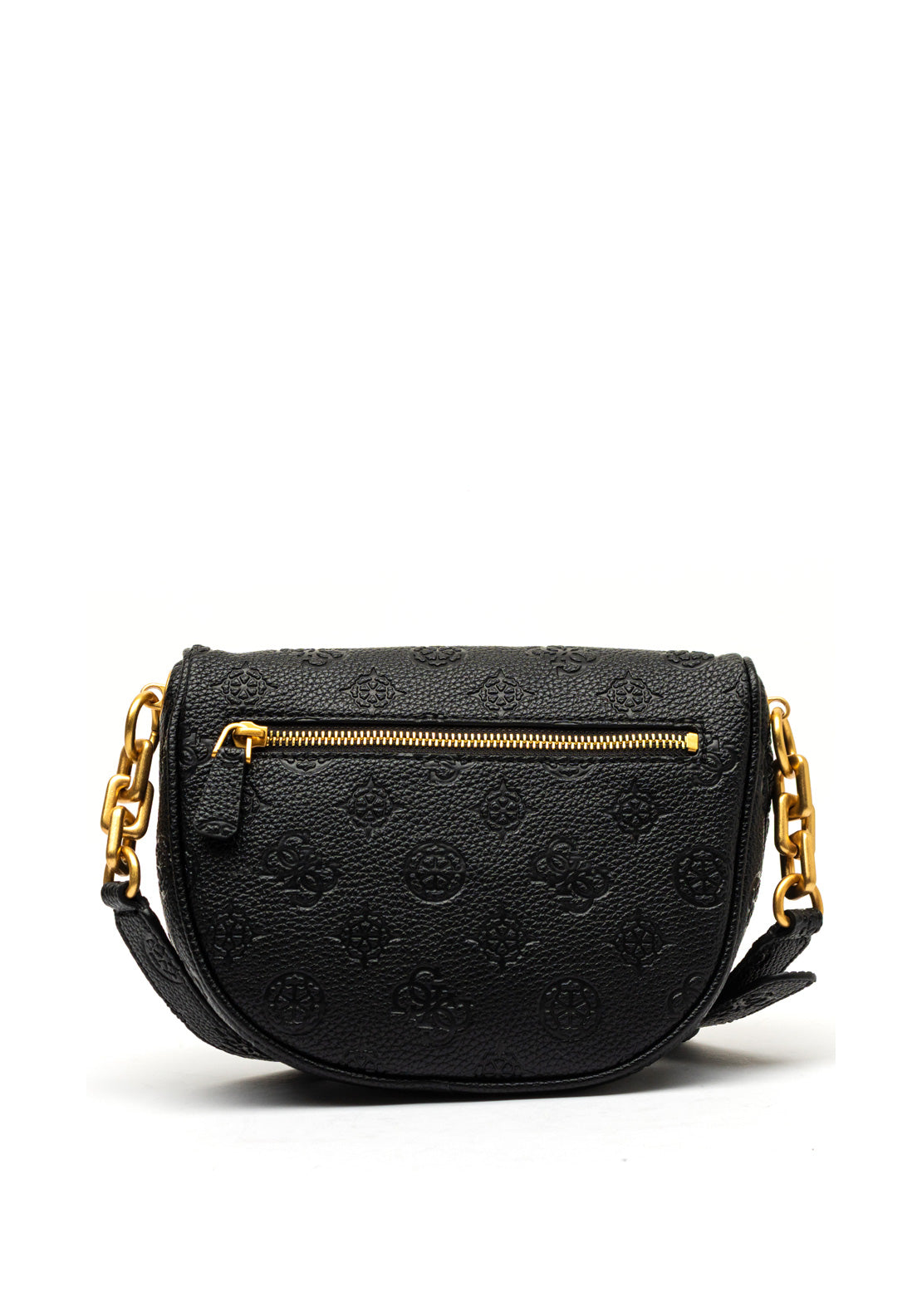 Guess Izzy Peony Mini Crossbody Bag, Black