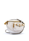 Guess Izzy Peony Mini Crossbody Bag, Stone Logo