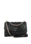 Guess Cresidia 4G Peony Logo Small Crossbody Bag, Black