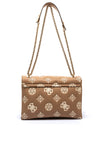 Guess Deesa Peony Medium Shoulder Bag, Taupe