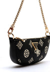 Guess Deesa Peony 4G Logo Crossbody, Black