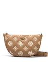 Guess Deesa Peony 4G Logo Crossbody, Taupe