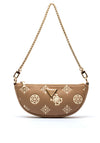Guess Deesa Peony 4G Logo Crossbody, Taupe