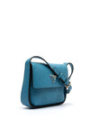 Guess Keandra 4G Peony Printed Crossbody Bag, Slate Blue