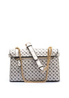 Guess Emilee 4G Logo Crossbody Bag, Stone