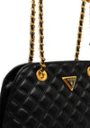 Guess Giully Quilted Shoulder Bag, Black