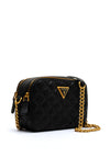 Guess Giully Quilted Design Crossbody Bag, Black