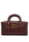 Guess Lovide Mini Quilted Satchel Bag, Merlot