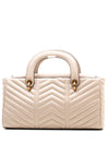 Guess Lovide Mini Quilted Satchel Bag, Stone