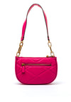 Guess Cilian Top Zip Saddle Shoulder Bag, Fuchsia
