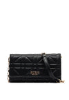 Guess Assia Mini Quilted Crossbody Bag, Black