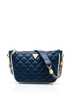 Guess Cruise Vibe Quilted Shoulder Bag, Navy & White